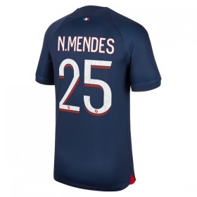 Maillot Foot Paris Saint Germain 2023-24 N.Mendes 25 Domicile